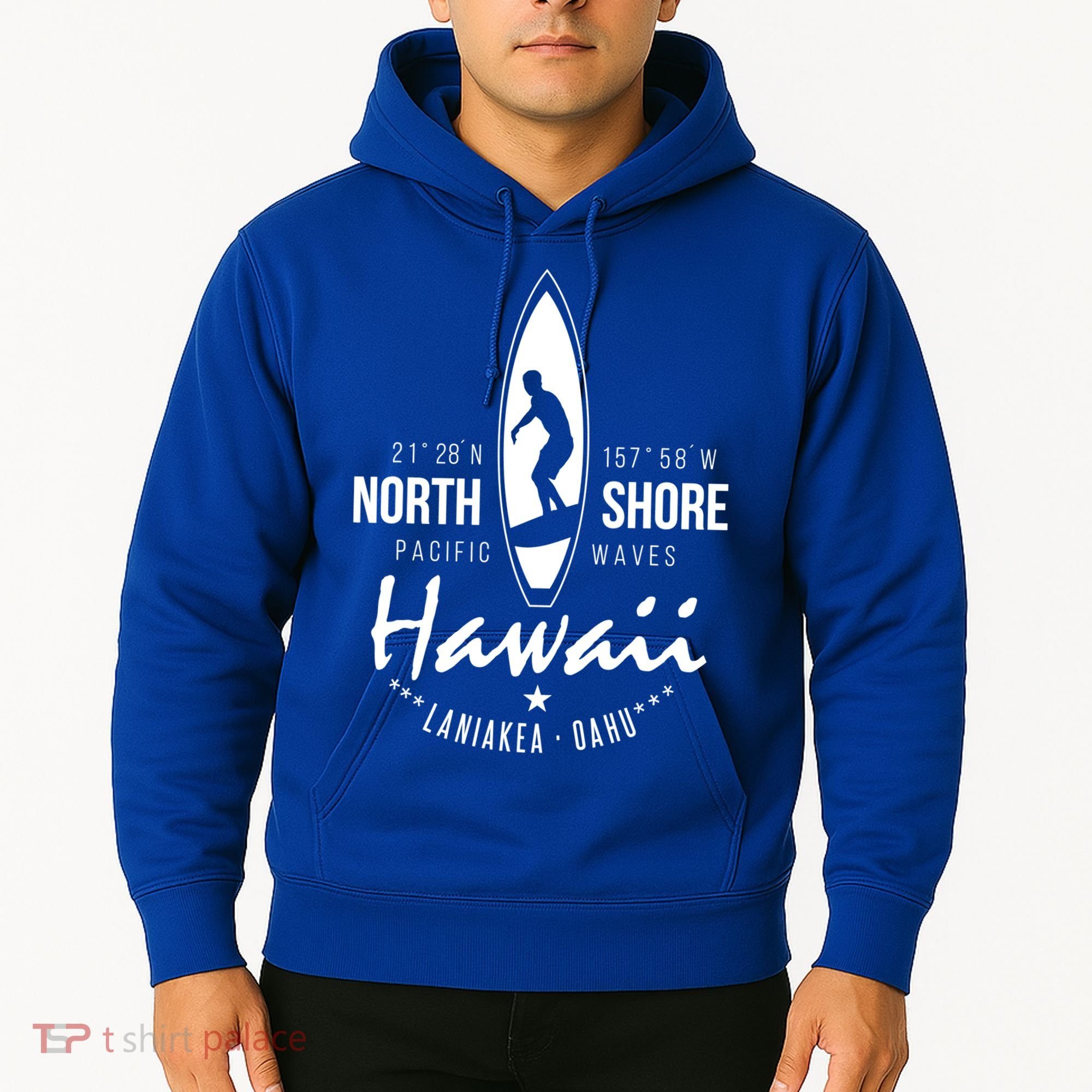 Surfer Gift Hawaii North Shore Laniakea Beach Oahu Hoodie