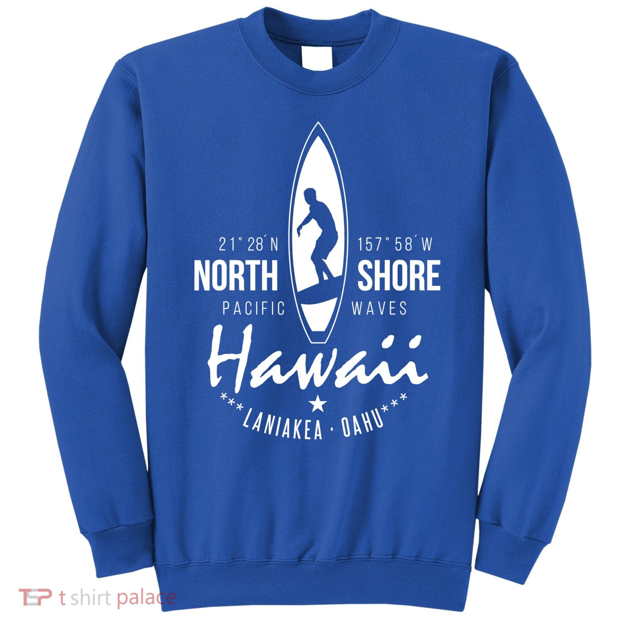 Surfer Gift Hawaii North Shore Laniakea Beach Oahu Sweatshirt