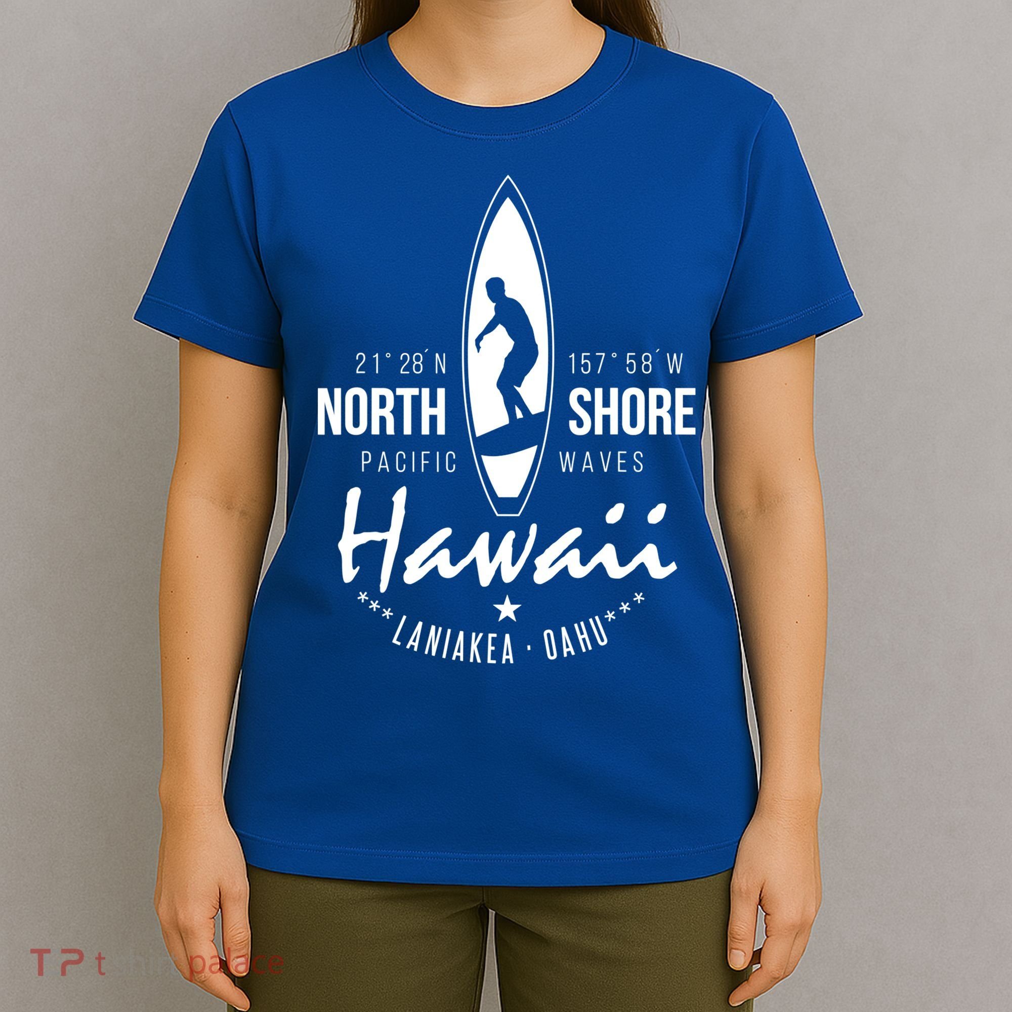 Surfer Gift Hawaii North Shore Laniakea Beach Oahu T-Shirt