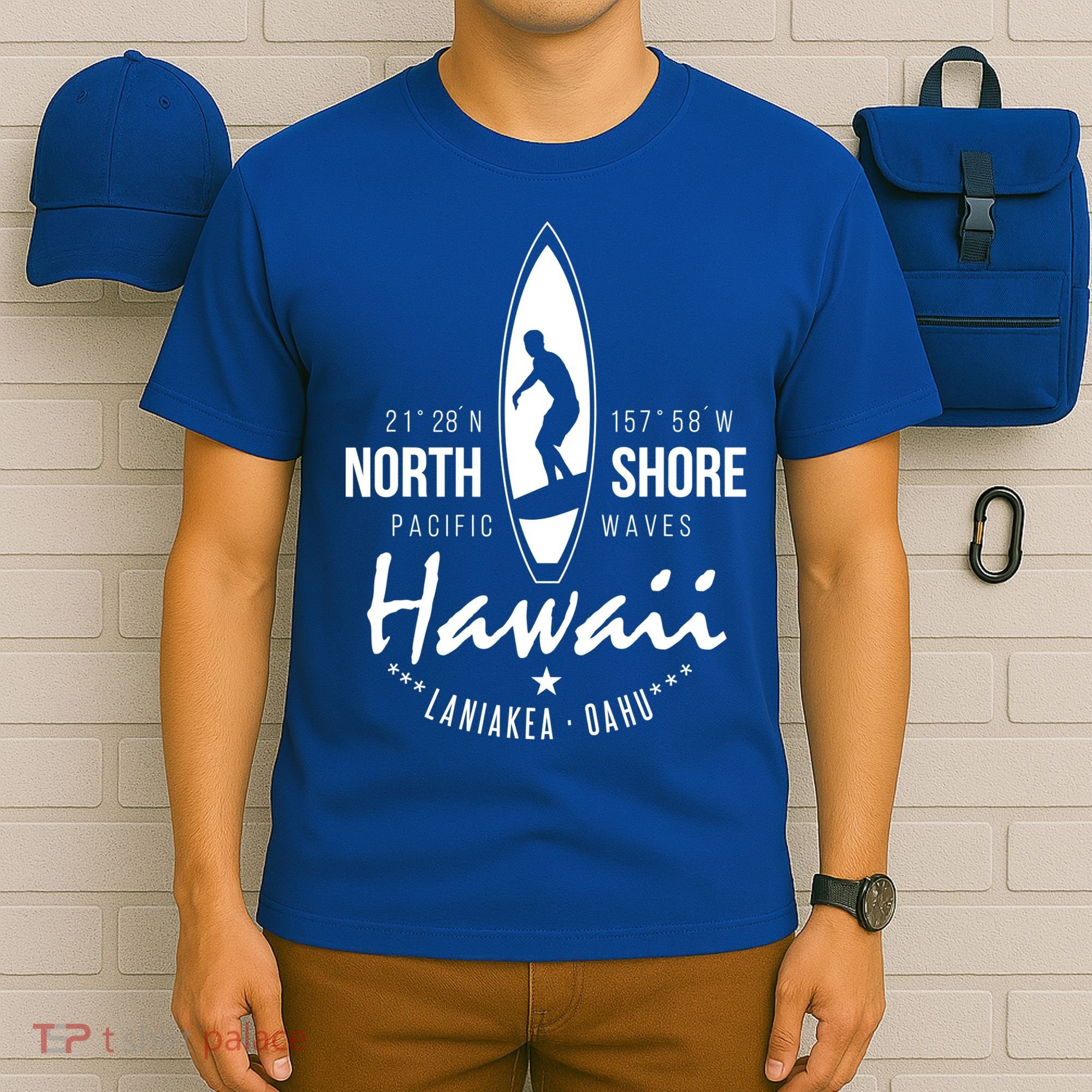 Surfer Gift Hawaii North Shore Laniakea Beach Oahu T-Shirt