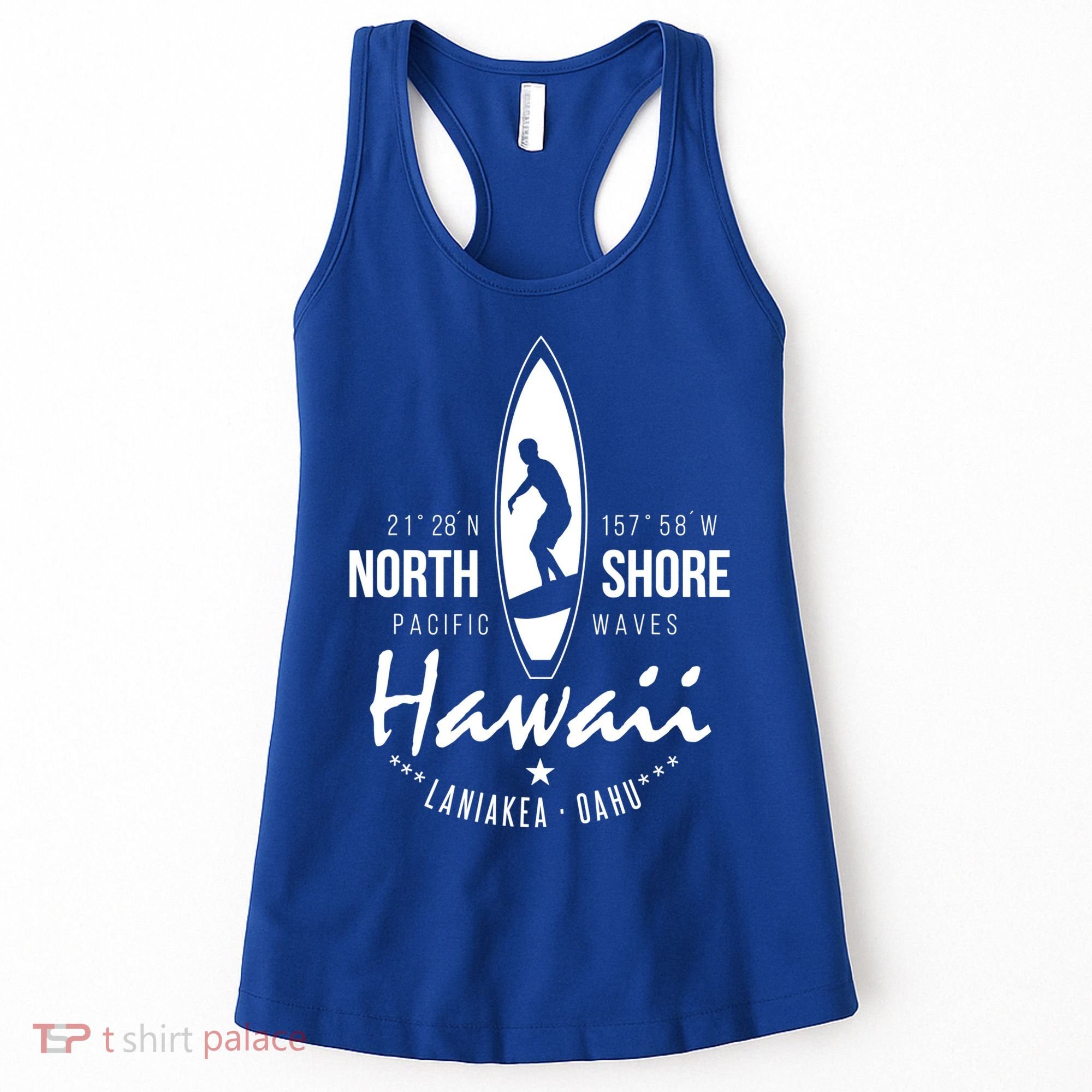 Surfer Gift Hawaii North Shore Laniakea Beach Oahu Women's Tank Top