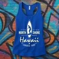 Surfer Gift Hawaii North Shore Laniakea Beach Oahu Women's Tank Top thumb 3