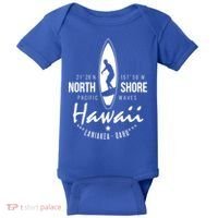 Surfer Gift Hawaii North Shore Laniakea Beach Oahu Baby Bodysuit thumb 0