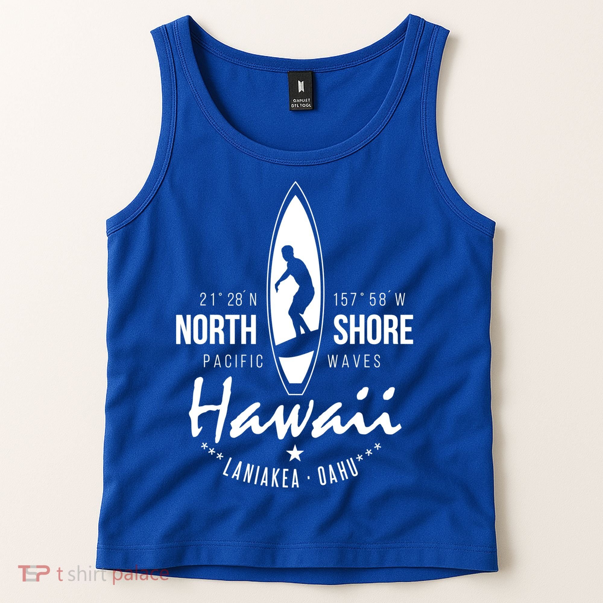 Surfer Gift Hawaii North Shore Laniakea Beach Oahu Tank Top