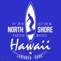 Surfer Gift Hawaii North Shore Laniakea Beach Oahu Women's Long Sleeve Shirt thumb 2