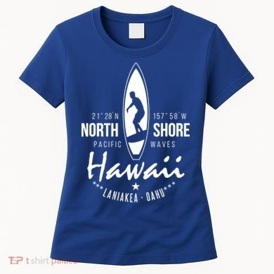 Surfer Gift Hawaii North Shore Laniakea Beach Oahu Women's T-Shirt