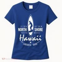 Surfer Gift Hawaii North Shore Laniakea Beach Oahu Women's T-Shirt thumb 0