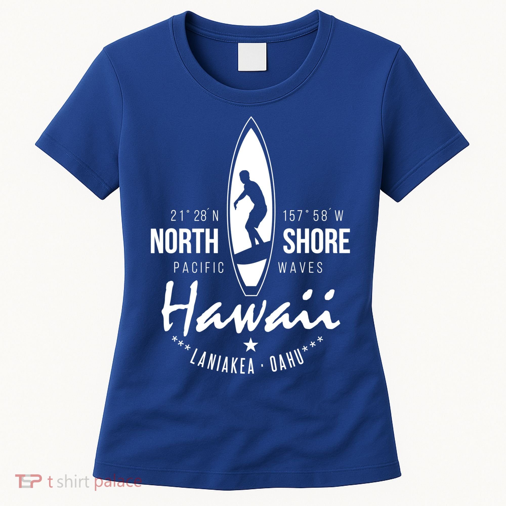 Surfer Gift Hawaii North Shore Laniakea Beach Oahu Women's T-Shirt