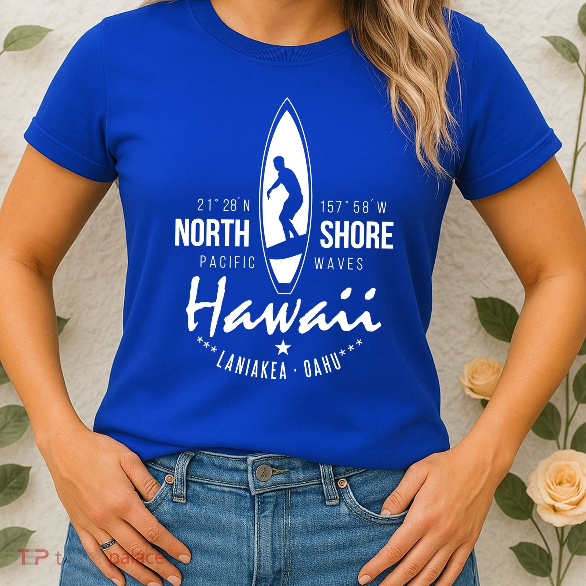 Surfer Gift Hawaii North Shore Laniakea Beach Oahu Women's T-Shirt