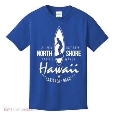 Surfer Gift Hawaii North Shore Laniakea Beach Oahu Kids T-Shirt