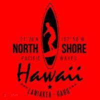Surfer Gift Hawaii North Shore Laniakea Beach Oahu Santa Hat thumb 1