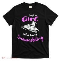 Snowmobile Girl Hoodie I Just A Girl Who Loves Snowmobiling T-Shirt thumb 0