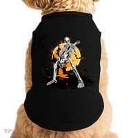 Skeleton Guitar Halloween Spooky Doggie Tank thumb 0