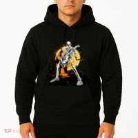 Skeleton Guitar Halloween Spooky Hoodie thumb 2