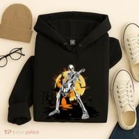 Skeleton Guitar Halloween Spooky Hoodie thumb 4