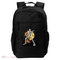 Skeleton Guitar Halloween Spooky Backpack thumb 0