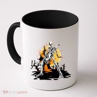 Skeleton Guitar Halloween Spooky Coffee Mug thumb 0