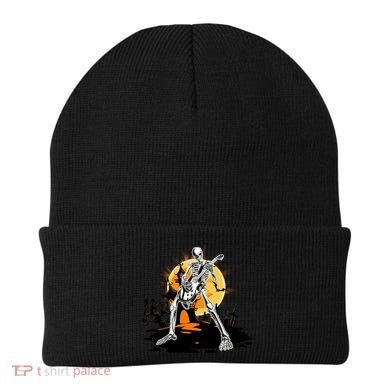 Skeleton Guitar Halloween Spooky Beanie