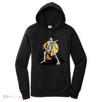 Skeleton Guitar Halloween Spooky Women's Hoodie thumb 0
