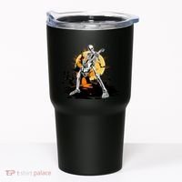 Skeleton Guitar Halloween Spooky Tumbler thumb 0