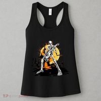 Skeleton Guitar Halloween Spooky Women's Tank Top thumb 3