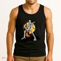 Skeleton Guitar Halloween Spooky Tank Top thumb 3