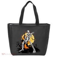 Skeleton Guitar Halloween Spooky Tote Bag thumb 0