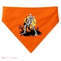 Skeleton Guitar Halloween Spooky USA-Made Doggie Bandana thumb 0