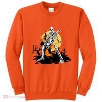 Skeleton Guitar Halloween Spooky Sweatshirt thumb 0