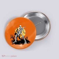 Skeleton Guitar Halloween Spooky Button thumb 0