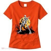 Skeleton Guitar Halloween Spooky Women's T-Shirt thumb 0