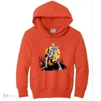 Skeleton Guitar Halloween Spooky Kids Hoodie thumb 0