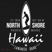 Surfer Gift Hawaii North Shore Laniakea Beach Oahu Long Sleeve Shirt thumb 2
