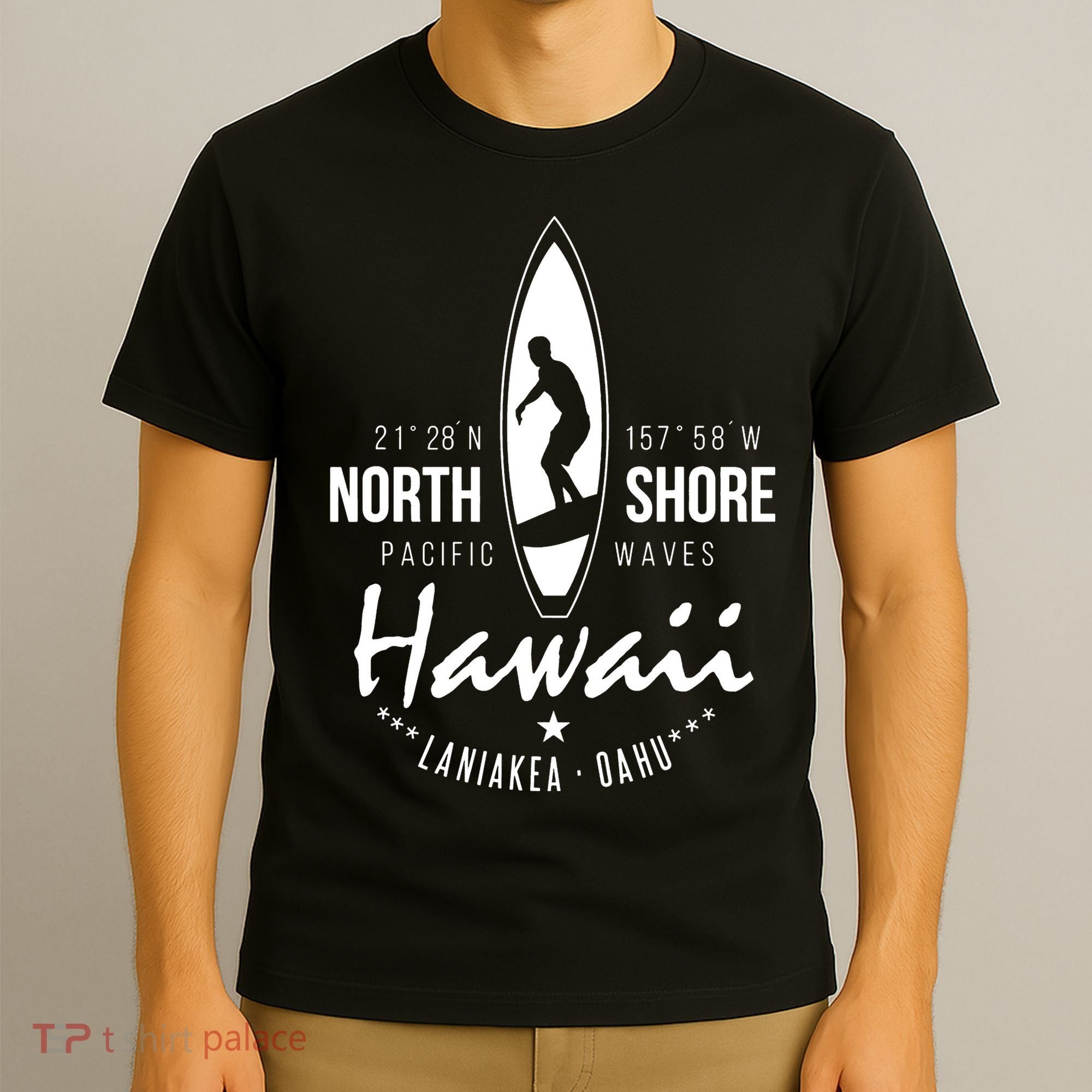 Surfer Gift Hawaii North Shore Laniakea Beach Oahu T-Shirt