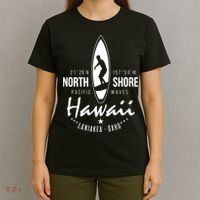 Surfer Gift Hawaii North Shore Laniakea Beach Oahu T-Shirt thumb 4