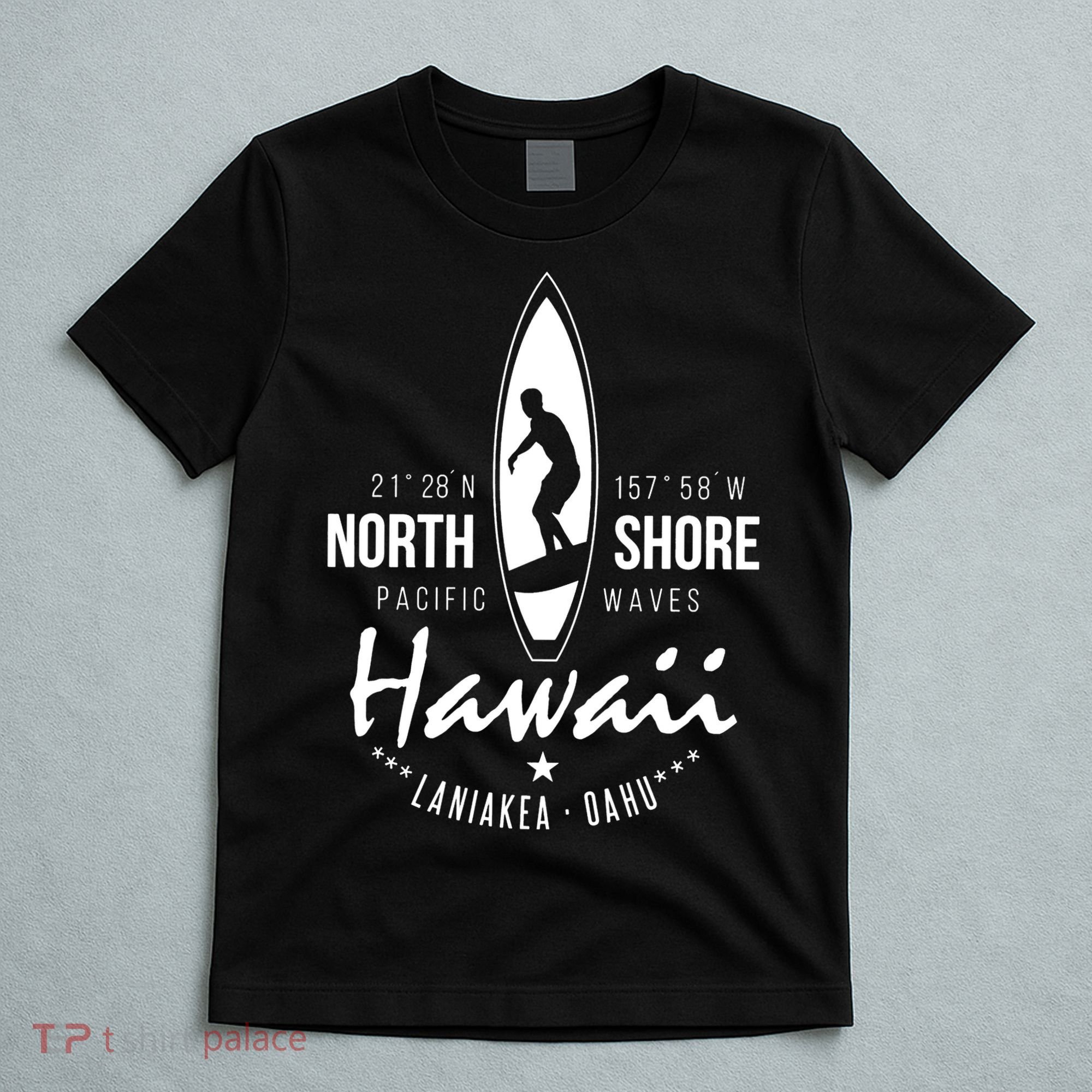 Surfer Gift Hawaii North Shore Laniakea Beach Oahu T-Shirt