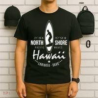 Surfer Gift Hawaii North Shore Laniakea Beach Oahu T-Shirt thumb 6