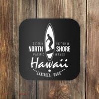 Surfer Gift Hawaii North Shore Laniakea Beach Oahu Coaster thumb 0