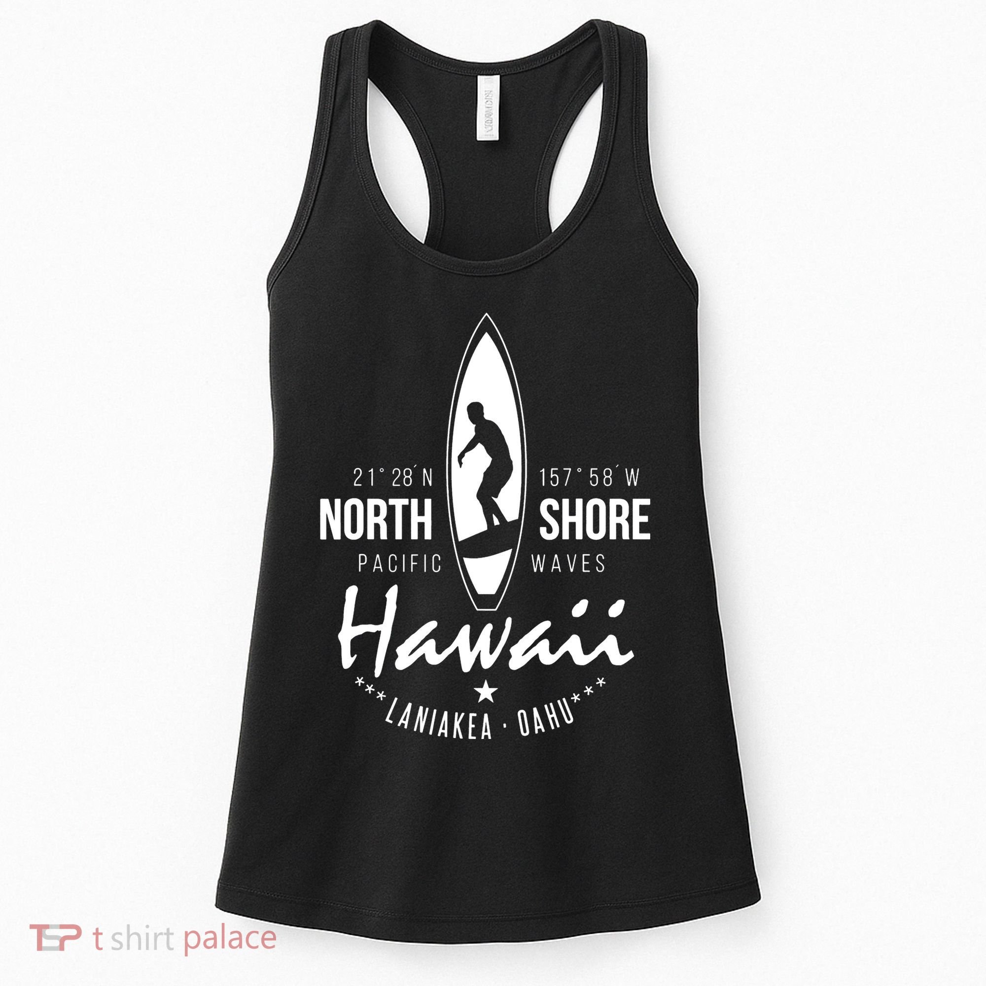 Surfer Gift Hawaii North Shore Laniakea Beach Oahu Women's Tank Top