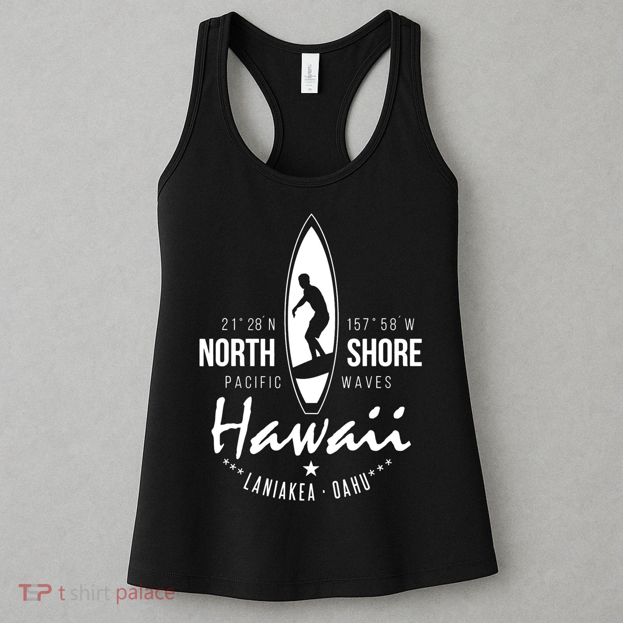 Surfer Gift Hawaii North Shore Laniakea Beach Oahu Women's Tank Top