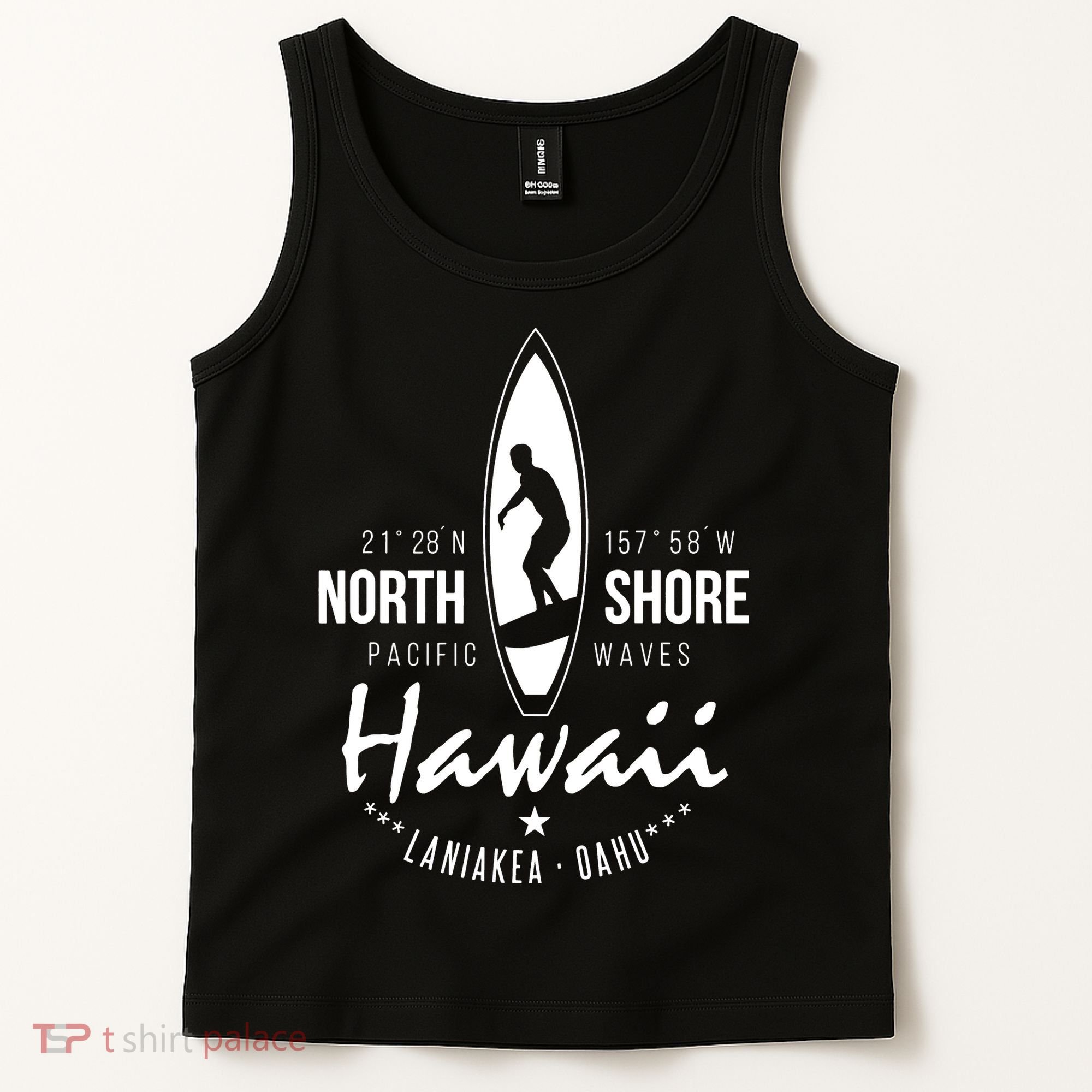 Surfer Gift Hawaii North Shore Laniakea Beach Oahu Tank Top