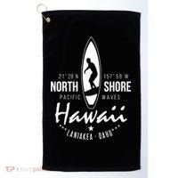Surfer Gift Hawaii North Shore Laniakea Beach Oahu Golf Towel thumb 0
