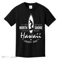 Surfer Gift Hawaii North Shore Laniakea Beach Oahu Kids T-Shirt thumb 0