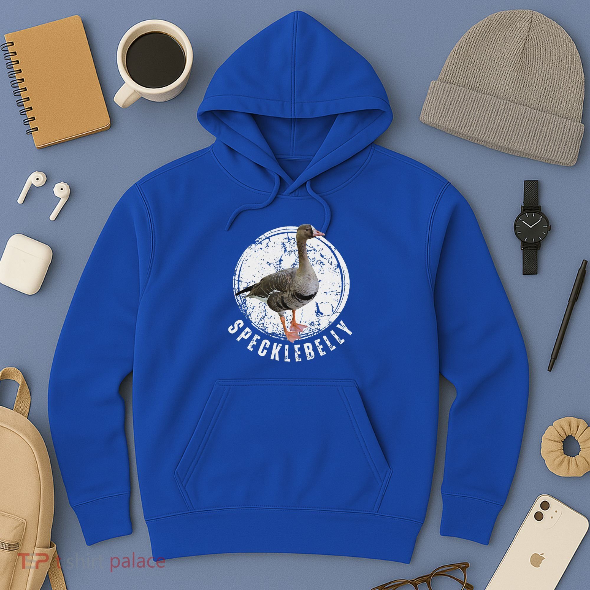 Specklebelly Goose Hunting Speck White Hoodie