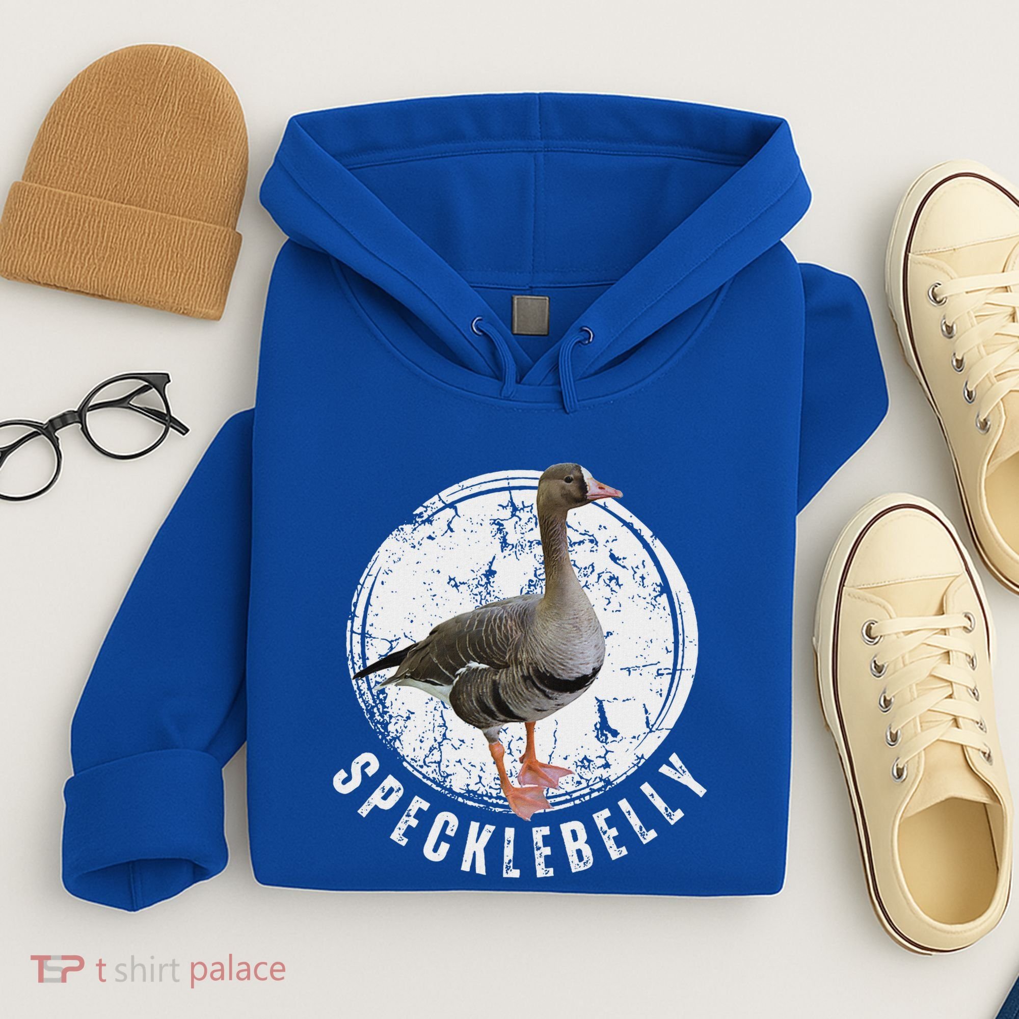 Specklebelly Goose Hunting Speck White Hoodie