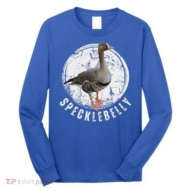 Specklebelly Goose Hunting Speck White Long Sleeve Shirt