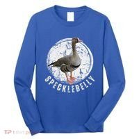 Specklebelly Goose Hunting Speck White Long Sleeve Shirt thumb 0