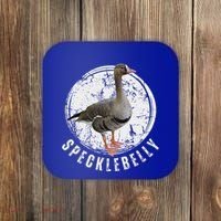 Specklebelly Goose Hunting Speck White Coaster thumb 0
