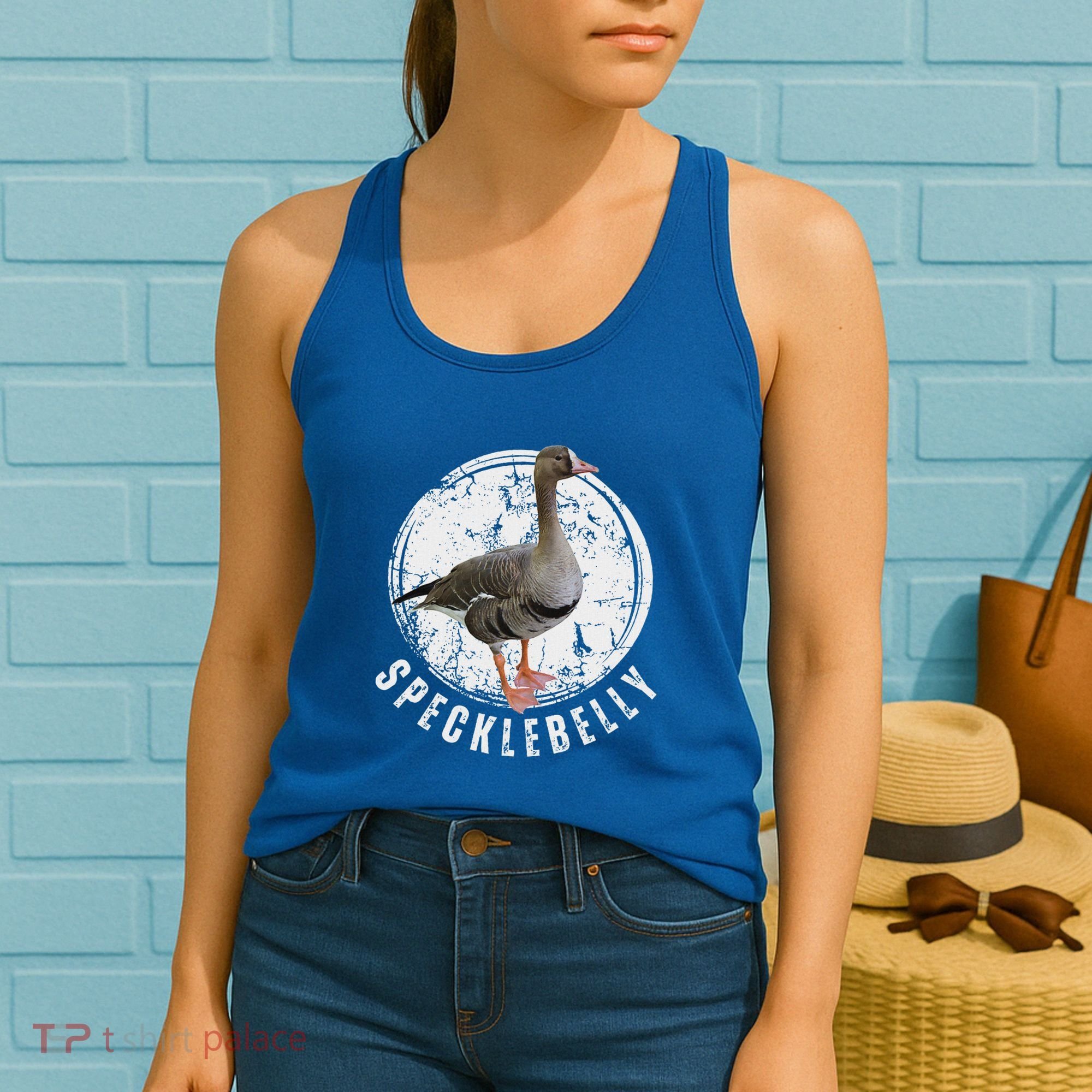 Specklebelly Goose Hunting Speck White Women's Tank Top