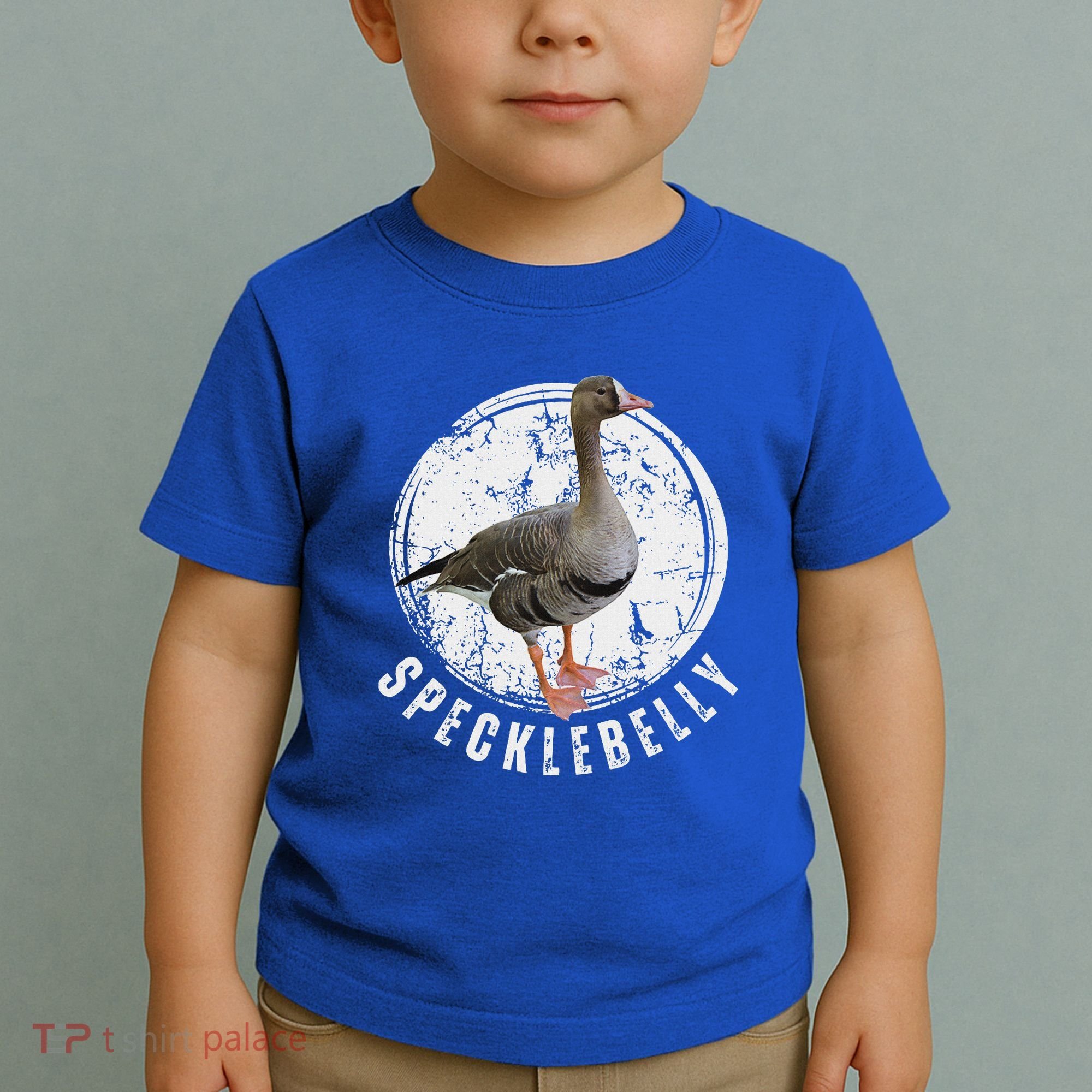Specklebelly Goose Hunting Speck White Toddler T-Shirt